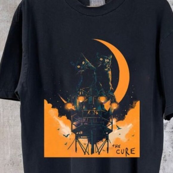 Vintage The Cure Band Shirt Rock Music Concert Tee Retro Fan Graphic Unisex Tee - Picture 2 of 5